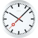 Nextime Bahnhofsuhr 19,00 cm 3998ST weiß