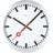 Nextime Bahnhofsuhr 19,00 cm 3998ST weiß
