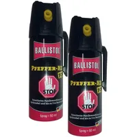 KO Pfefferspray Jet | Fog Verteidigungsspray | Abwehrspray Hundeabwehr | zur Selbstverteidigung | Sparset | Made in Germany (FOG 50 ML 2 Stk)