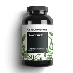 natural elements Weihrauch Kapseln – 1176mg Extrakt aus Indien 85% Boswelliasäuren 180 127 g