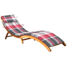 vidaXL Sonnenliege 184 x 55 x 64 cm Braun