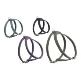 Karlie Hunde-Geschirr Karlie Buffalo Denim Geschirr - Lavendel Breite/Brustumfang: 10 mm 1 cm x 25 cm - 32 cm