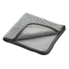 Mega Clean Professional Tuch to go 38 x 38 cm das Multitalent, immer dabei - 1 Stück, silber / grau