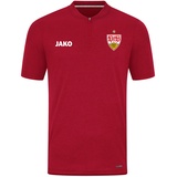 Jako VfB Stuttgart Pro Casual Poloshirt 2023/24 141 - chili rot L