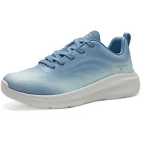 TAMARIS COMFORT Damen Sneaker flach Sportlich Vegan, Blau (Denim),