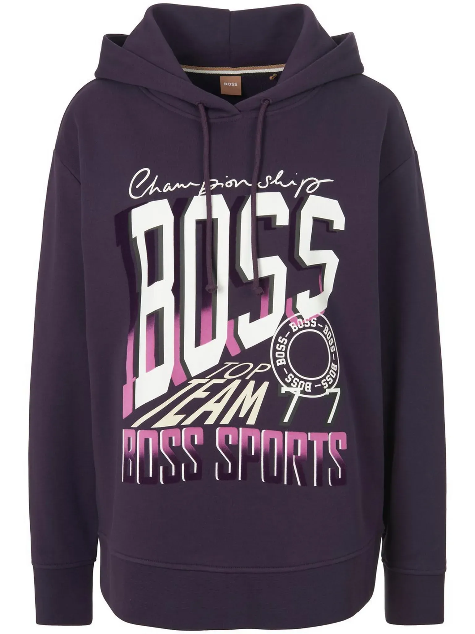 Le hoodie 100% coton  BOSS violet