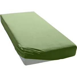 OTTO home Bettlaken Mikrofaser-Jersey 120 x 200 cm grün