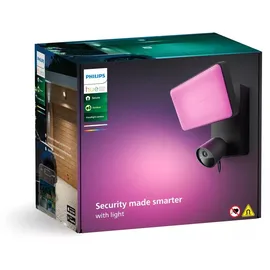Philips Hue Secure Flutlicht Kamera Schwarz