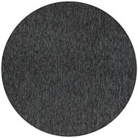KADIMA DESIGN Teppich Anthrazit, Textil, Uni, Rund, 200x200 cm, pflegeleicht, Teppiche – Böden, Teppiche