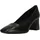 CLARKS Fernie Court Shoe, Black Leather, 37 EU