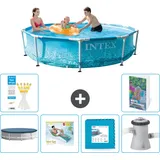 Frame Pool Rund - 305x76 Cm - 7-teilig  S129
