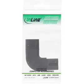 InLine Netzadapter IEC 60320 C8 / C7, links/rechts gewinkelt 2pol.