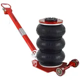 NAIZY Wagenheber 3T Pneumatischer Wagenheber 6600lb Druckluft Jack Luftheber Aufblasbarer Hebebühne Druckluftwagenheber mit Einstellbar Griff für PKW KFZ, Push-Pull Type