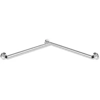 Hewi System 900 Duschhandlauf Edelstahl verchromt 965 x 965 mm links