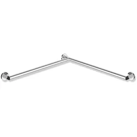Hewi System 900 Duschhandlauf Edelstahl verchromt 965 x 965 mm links