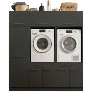 laundreezy Mehrzweckschrank-Set »LAUNDREEZY LDSK13«, Breite 185 cm,