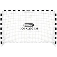 Best Sporting Fussballtor 300x200x120cm schwarz-weiß