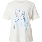 s.Oliver BLACK LABEL T-Shirt - Blau,Weiß - XXL