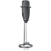 Arendo - Milchaufschäumer - elektrischer Stab Milchaufschäumer mit Batteriebetrieb - Motor mit 14.200 U/min - Spezialspirale - Cappuccino Shakes Cocktails Dressings – leichte Reinigung