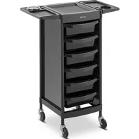 Physa Friseurwagen Kosmetikwagen 6 Schubladen 10 kg schwarz