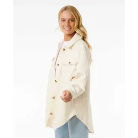 Rip Curl High Tide Fleece Shacket Jacke Weiß S