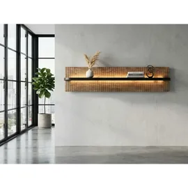Wolfmöbel Wandboard 118 x 25 x 20 cm Grau