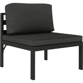 vidaXL Garten-Lounge-Set 6-tlg. Aluminium anthrazit