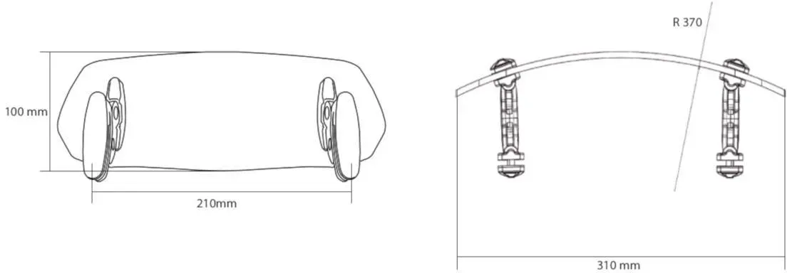 Puig Mehrfach verstellbares Clip-On-Visier