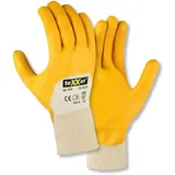 teXXor® topline Nitril-handschuhe Strickbund, Gelb