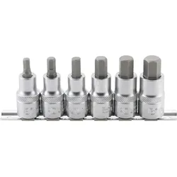 BGS 8887 Satz Biteinsätze Bits Innensechskant Antrieb 12,5mm (1/2")