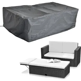 MuCoLa Abdeckplane 125 x 123 x 74 cm Schwarz