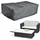 MuCoLa Abdeckplane 125 x 123 x 74 cm Schwarz