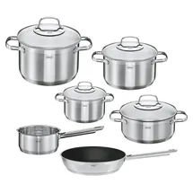 Rösle Elegance Topf-Set 4-tlg. Bratentopf + 3 x Fleischtöpfen + Stielkasserolle + Bratpfanne 