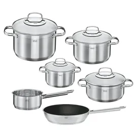 Rösle Elegance Topf-Set 4-tlg. Bratentopf + 3 x Fleischtöpfen + Stielkasserolle + Bratpfanne 