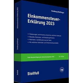 Stollfuß Verlag Buch Einkommensteuer-Erklärung 2023