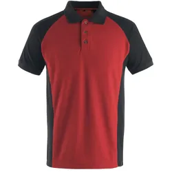 Polo-Shirt "BOTTROP" Unique - M - rot/schwarz