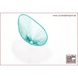 Original Acapulco Chair - türkis und weiß, Designer Sessel für Outdoor und Indoor