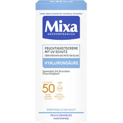 Mixa Feuchtigkeitscreme mit UV-Schutz Hyaluronsäure LSF50