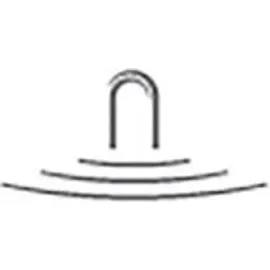 Villeroy & Boch V&B Wasserzulauf Oberon 2.0 Solo st. wh., integr. i ÜL, f BW, Kunststoff