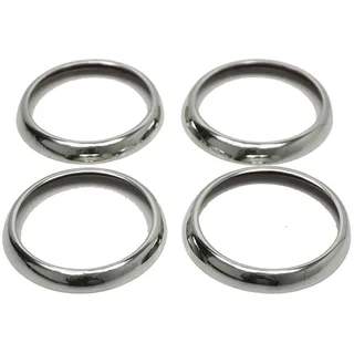 OMAC Lüftungs Rahmen Lüftungsrahmen kompatiel mit Mercedes Citan glänzend Edelstahl Chrom 4tlg