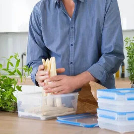 Emsa Frischhaltedose Clip & Close blau 19,5 x 26,3 cm 3,7 l