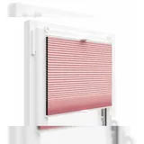 KS Handel 24 Wabenplissee 100 x 120 cm grau/rosa