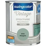 swingcolor Vintage Effektfarbe Möbel-Effektlack  (Aloegrün, 750 ml, Seidenmatt, Wasserbasiert)