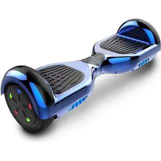 GiGaBlue Evercross Elektro Hoverboard Blau (6,5 Zoll, ab 6 Jahre, LED Radlicht, Bluetooth-Lautsprecher) - Blau