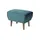 Soho Hocker Ellinor 56 x 46 x 41 cm türkis/petrol