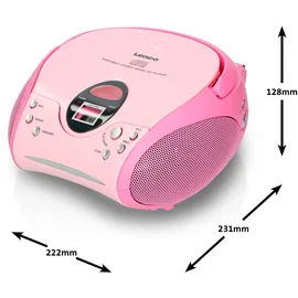 Lenco SCD-24 pink