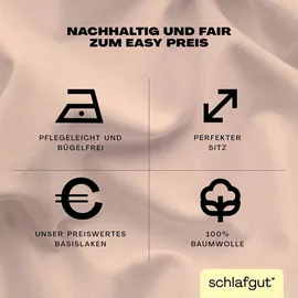 schlafgut Easy Jersey 120 x 200 - 130 x 200 cm red light