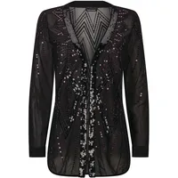 GOLDNER Chiffonbluse schwarz 19