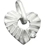 GALLAY Herzanhänger Silber 925