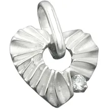 GALLAY Herzanhänger Silber 925